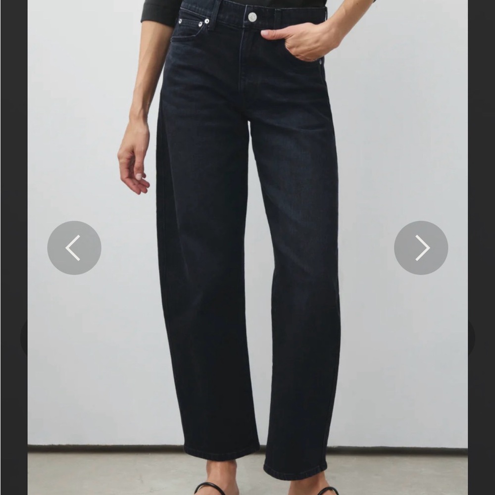 AYR Women's Straight Leg Black Jeans